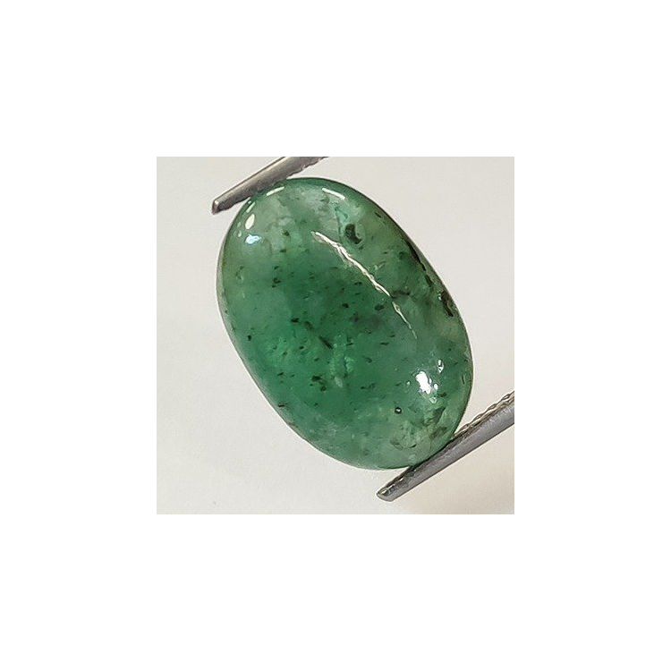 5,57 ct Smaragd Oval Cabouchon 15,43 x 10,46 x 4,48 mm
