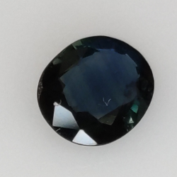 0,52ct Saphir im Ovalschliff 6x5 mm