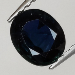 0,82ct Zaffiro taglio ovale 6x5 mm