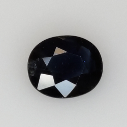 0,64ct Saphir de taille ovale 6x5 mm