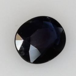 0,64ct Zafiro talla oval 6x5 mm