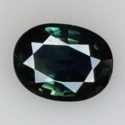 0,80ct Zafiro talla oval 6x5 mm