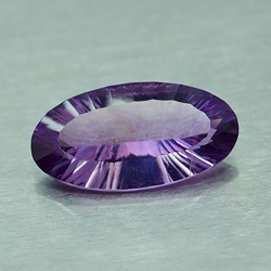 13,87 ct Millenium Oval améthyste naturelle 24,71 x 13,00 x 7,79mm