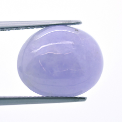 12,37ct Jade Violeta Cabujón Ovalado