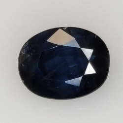 0,73ct Zaffiro taglio ovale 6x5 mm