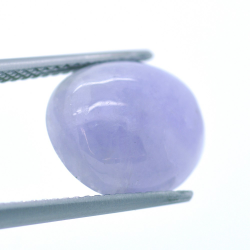 7,30ct Jade Violeta Cabujón Ovalado