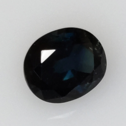 0,84ct Zaffiro taglio ovale 6x5 mm