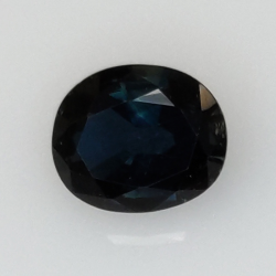 0,84ct Zaffiro taglio ovale 6x5 mm