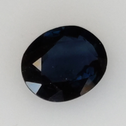 0,68ct Saphir de taille ovale 6x5 mm
