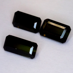 4,52 ct Cortes variados Turmalina Aprox 8,7 x 4,8 a 9,6 x 4,6 mm.
