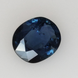 0,70ct Zaffiro taglio ovale 6x5 mm