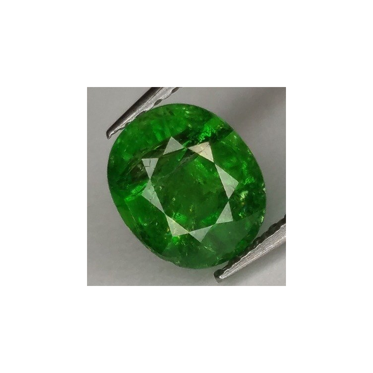 1,26 ct Tsavorite ovale 6,96 x 5,92 x 3,96 mm