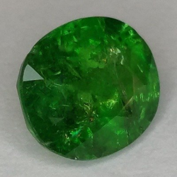 1,26 ct Tsavorite ovale 6,96 x 5,92 x 3,96 mm