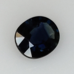 0,77ct Zaffiro taglio ovale 6x5 mm