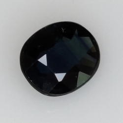 0,91ct Saphir im Ovalschliff 6x5 mm