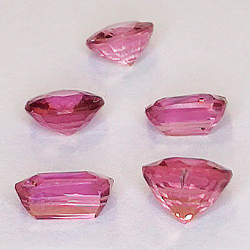 1,89 ct Granate Malaya De 3,9 x 3,9 a 4,9 x 4,8 mm