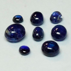2,17 ct 8 piezas Zafiro cabujón oval De 2,3 x 2,3 a 4,8 x 4,0 mm