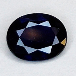 copy of Saphir bleu 0,84ct taille ovale 5,90x4,99mm