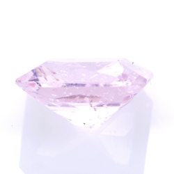 Morganite tagliata a forbice da 12,07 ct, 16,06 x 13,76 mm