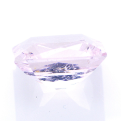 Morganite tagliata a forbice da 12,57 ct, 15,33 x 13,89 mm