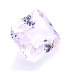 Morganite tagliata a forbice da 12,57 ct, 15,33 x 13,89 mm