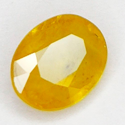 1,51 ct Saphir ovale 7,92 x 6,15 x 3,35 mm