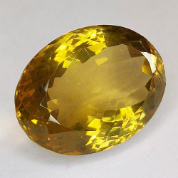 18,19 ct Oval Citrine Quartz 20,1 x 14,0 x 10,3 mm