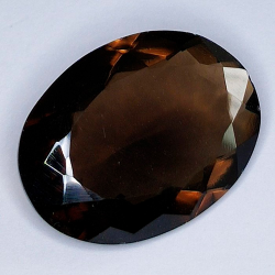 21,99 ct Quarzo fumé ovale 24,34 x 17,90 x 8,32 mm