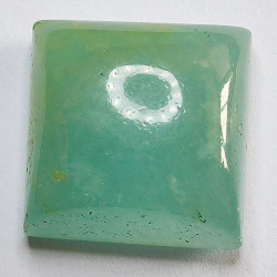29.11 ct Aigue-marine cabochon carré 17.8 x 17.6 x 9.2 mm