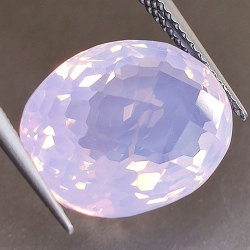 9,60 ct oval Amatista Lavendel damero 15,6 x 11,7 x 9 mm
