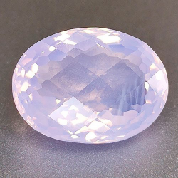 9,60 ct damero ovalado Amatista Lavanda 15,6 x 11,7 x 9 mm