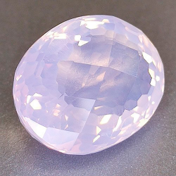 9,60 ct damero ovalado Amatista Lavanda 15,6 x 11,7 x 9 mm