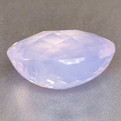 9,60 ct damero ovalado Amatista Lavanda 15,6 x 11,7 x 9 mm