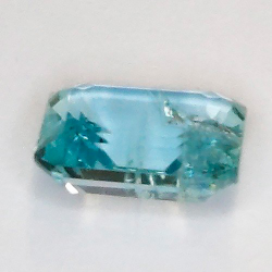 2,49 ct Acquamarina taglio smeraldo 9,50 x 7,97 x 4,04 mm
