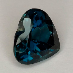 3.90 quilates Topacio Corazón Azul Londres 10.00 x 8.81 x 6.38 mm