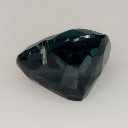 3,90 ct Cuore Topazio Blu Londra 10,00 x 8,81 x 6,38 mm