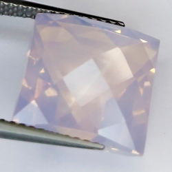 9,27 ct Lavendel Amethyst Damero cojin 11,68 x 11,64 x 9,51 mm