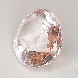 Morganita oval de 2,05 ct 9,15 x 7,56 x 5,24 mm