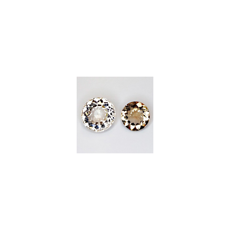 10,63 ct Topazio rotondo circa, 11 x 9 mm