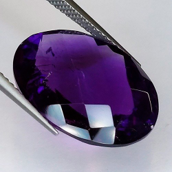 10,59 ct Améthyste poire Damero 18.05 x 13.10 x 8.38 mm