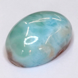 16,20 ct Larimar ovale 18,75 x 13,07 x 7,72 mm