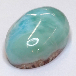 16,20 ct Larimar ovale 18,75 x 13,07 x 7,72 mm