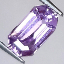 0.82 ct Emerald cut sapphire 6.62 x 3.75 x 2.96 mm