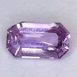 0.82 ct Emerald cut sapphire 6.62 x 3.75 x 2.96 mm