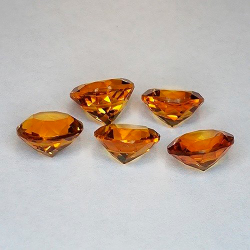 11.53 ct Cuarzo Citrino Ovalado Aprox. 8 mm