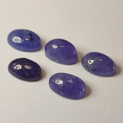11,37 ct Cabujón de tanzanita de De 9,71 x 6,89 x 3,72 a 9,02 x 6,35 x 3,43 mm