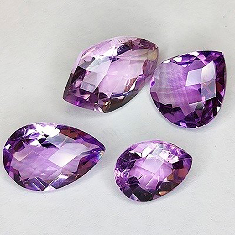 9,87 ct mix Amatista Ca. 11,42 hasta 9,00 mm