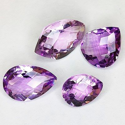 9,87 ct mix Amatista Ca. 11,42 hasta 9,00 mm