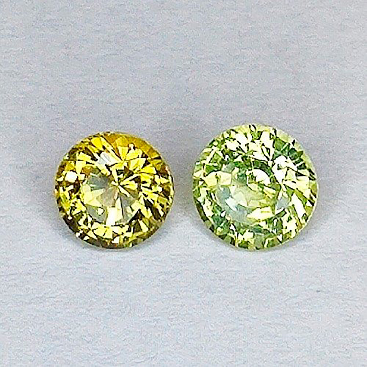 1.41 ct Crisoberilo Redondo 5.3 x 3.4 y 5.08 x 3.7 mm