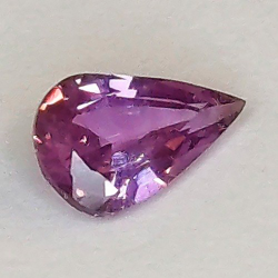 Zaffiro perlato 0,54 carati 6,75 x 4,34 x 2,48 mm